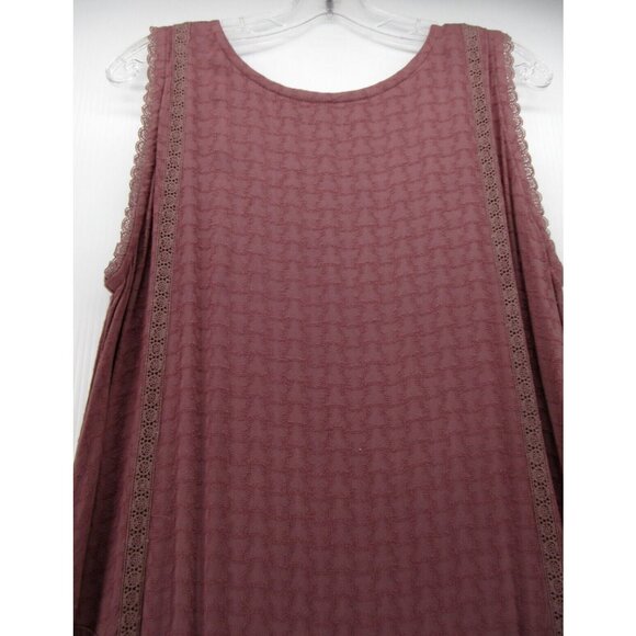 Blue Fish Dress 2 Maxi A-Line Tank Lagenlook Hand Painted Pullover - Picture 2 of 9